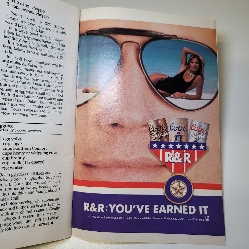 Vintage Holiday‎ Party Guide Military Lifestyle Magazine 1993 Recipes Decor